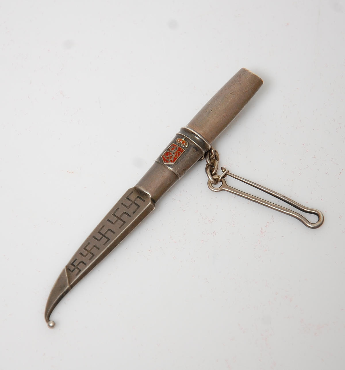 FICKKNIV, mini puukko, silver, Finland.