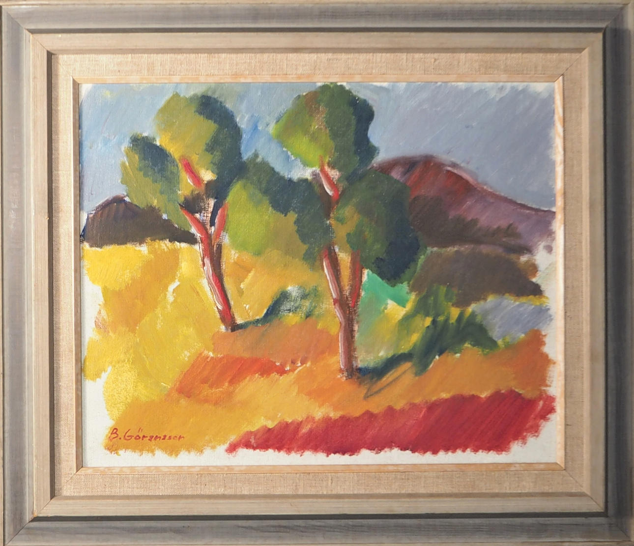 BENGT GÖRANSSON. oil on canvas, signed.