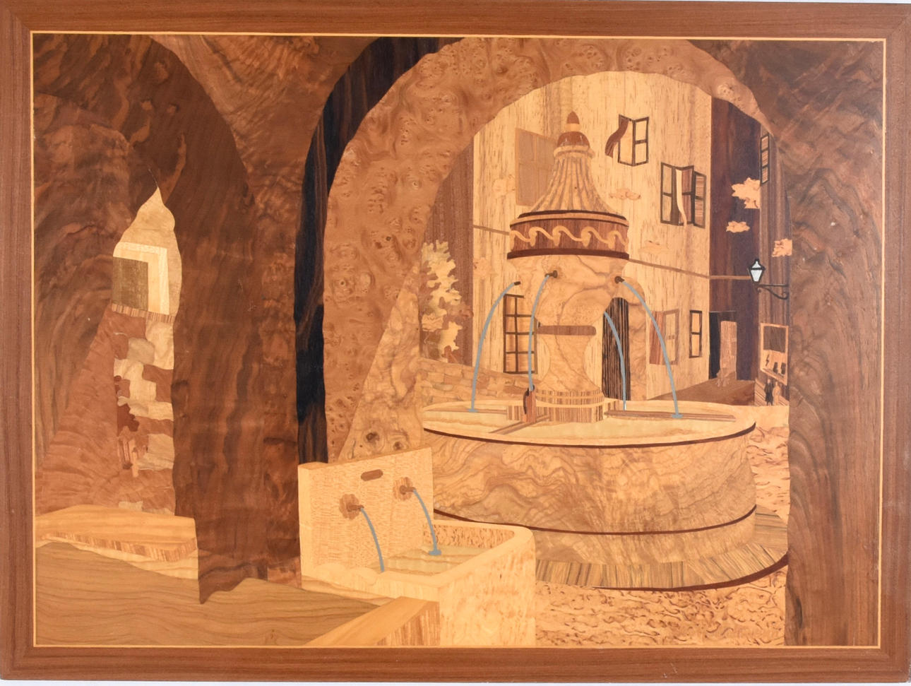 ROLF LEHMANN. Maalaus, intarsia.