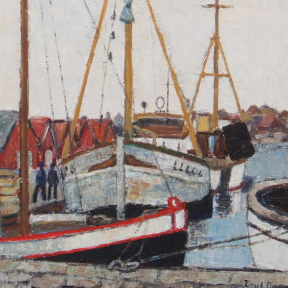 PAUL BERG. Olja på duk, "Bohuslän", signerad och daterad 1980.