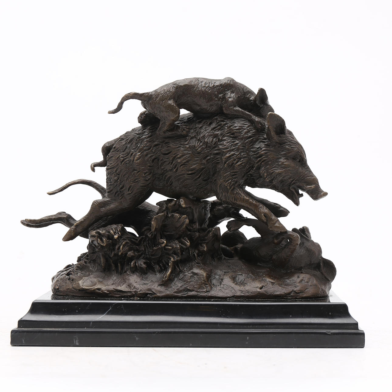 PIERRE JULES MÈNE. NACH. Jagd auf ein Wildschwein.