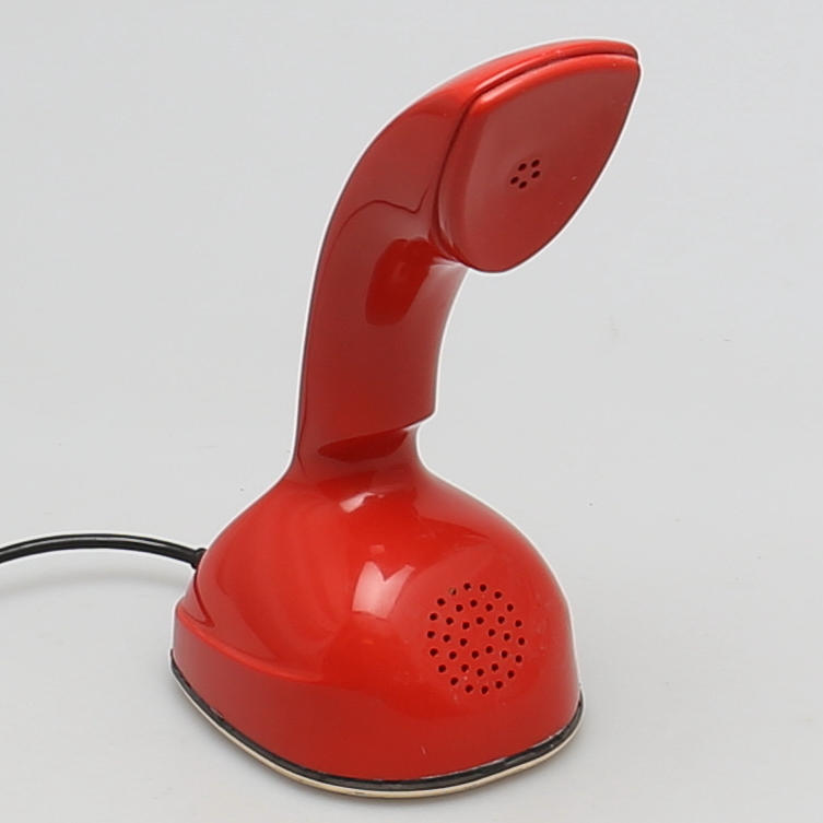 TELEFON. Plats. Ericofonen "Kobra" formgiven av Blomberg, Lysell & Thames. 1953-1954.