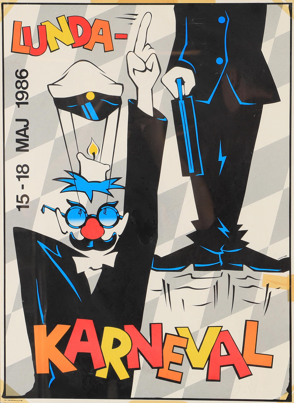 CARNIVAL POSTER, Lunda Carnival 1986.