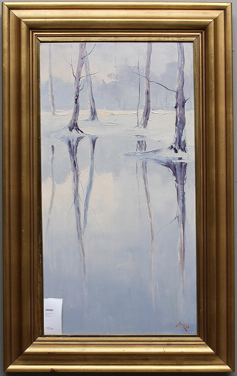 AXEL LIND. Olja på duk, signerad.