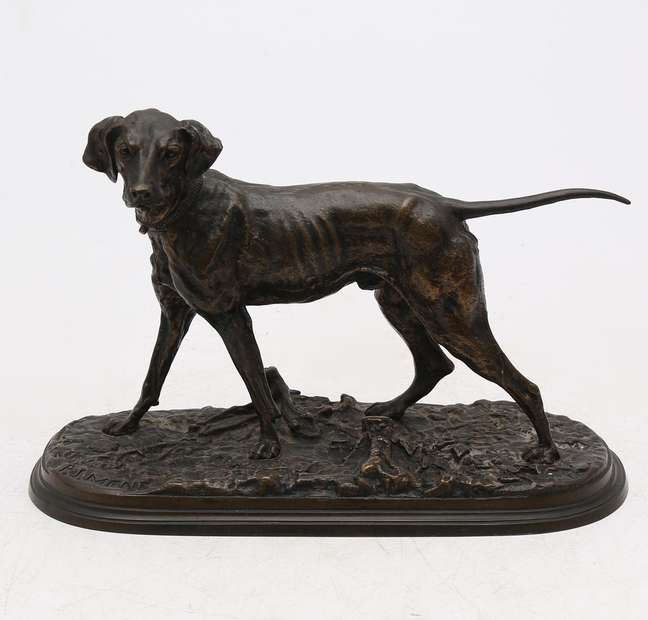 PIERRE JULES MÈNE. Perro de caza.