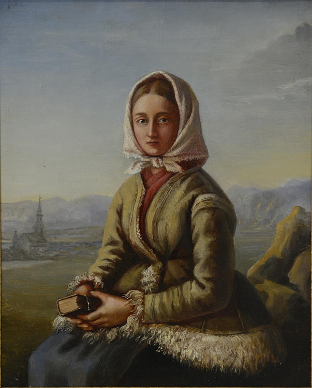 OKÄND KONSTNÄR. Olja på duk, Norge.