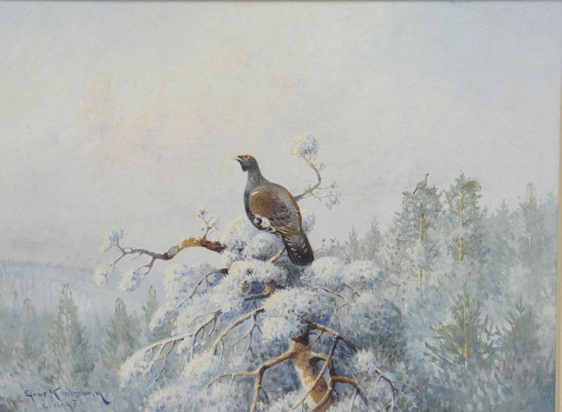 EINAR KOHLMAN. Olja på duk.