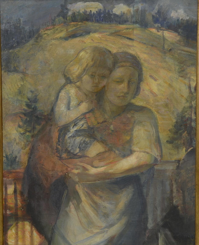 DAVID WALLIN. Olja på duk.