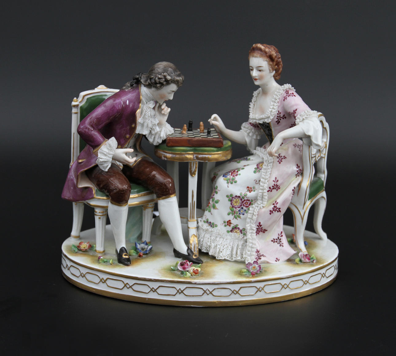 FIGURIN, porslin, Tyskland, 1900-talets förra hälft.