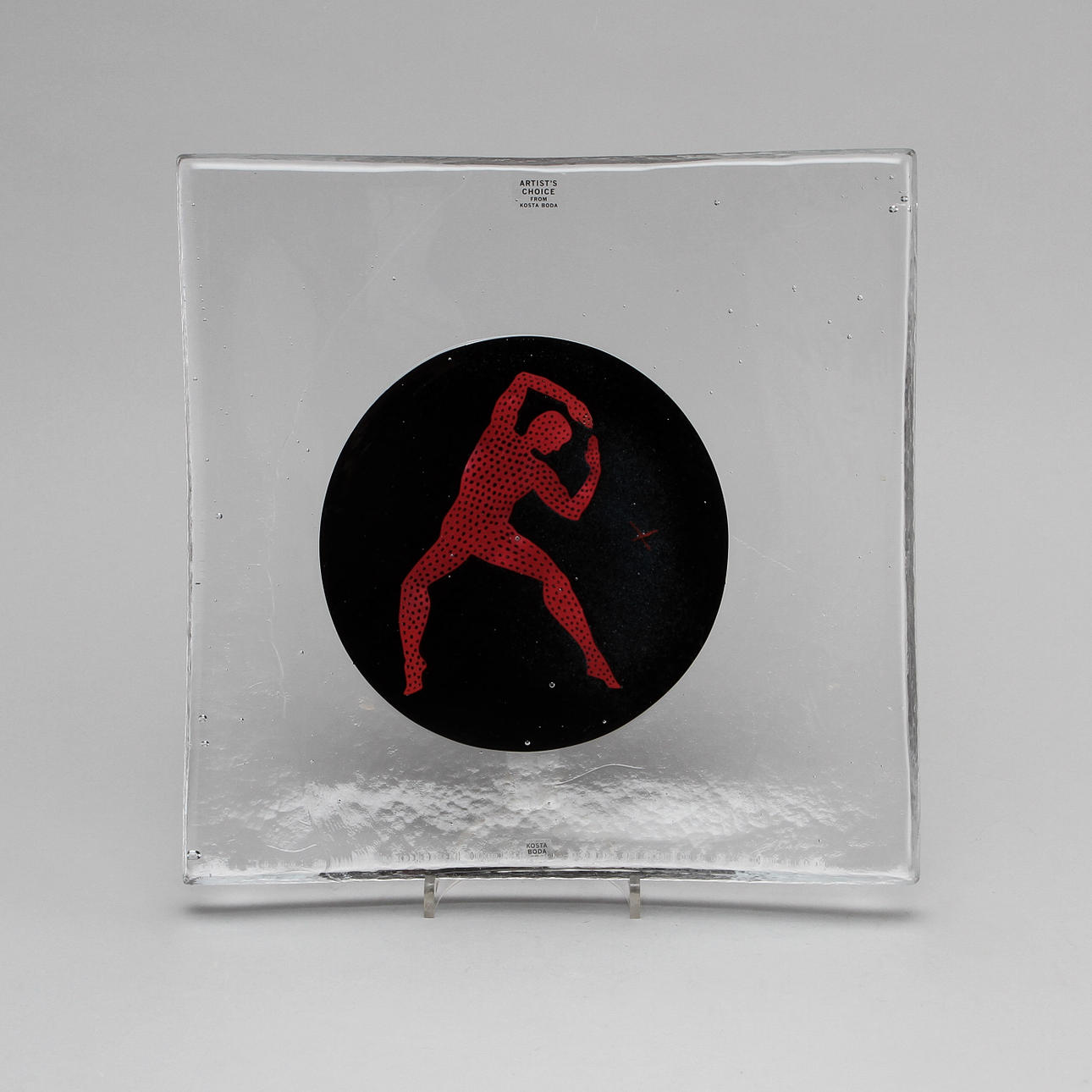 FAT, glas, "Red Dancer", Bertil Vallien, Artist's Choice.