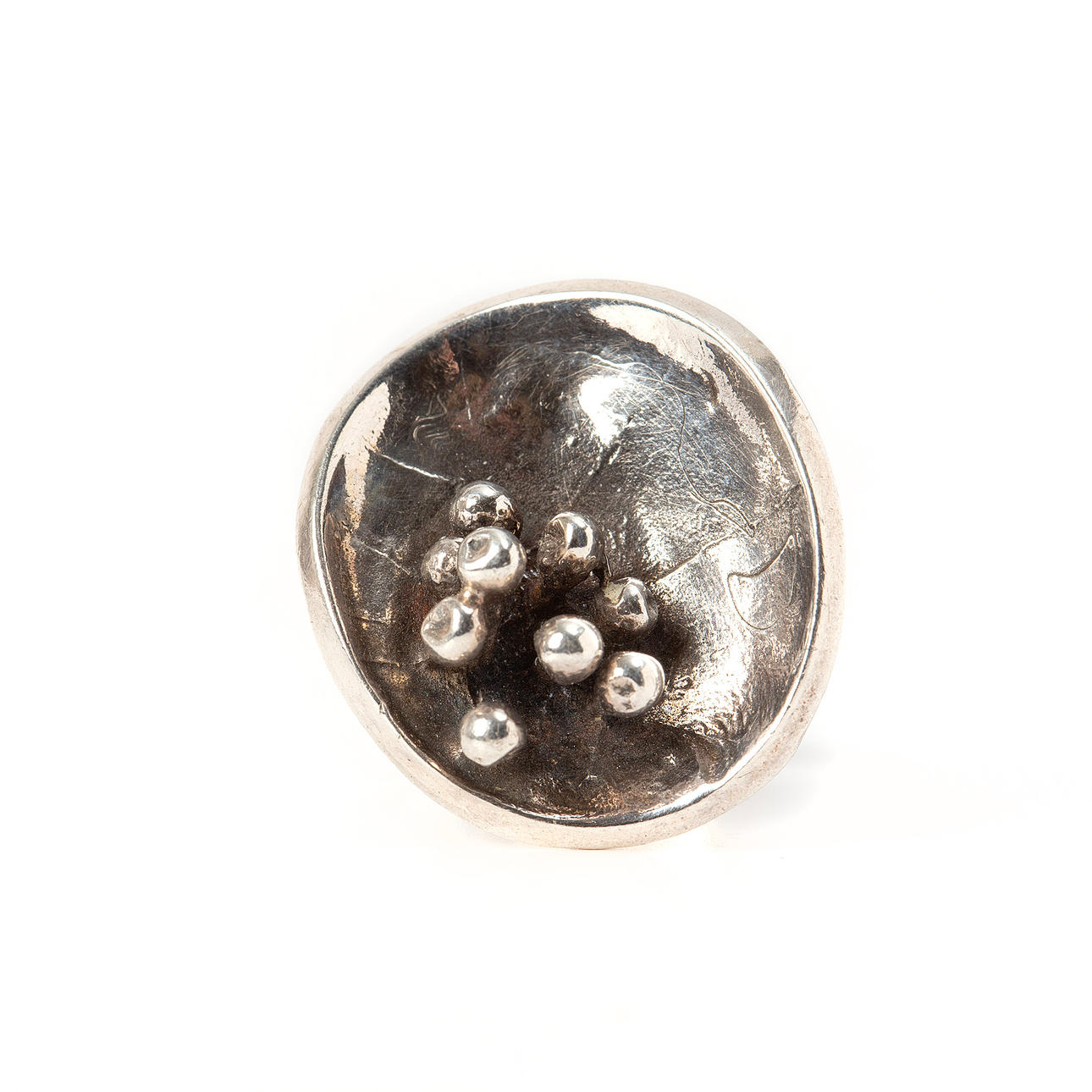 ERIK GRANIT. ring, sølv, Helsinki, Finland.