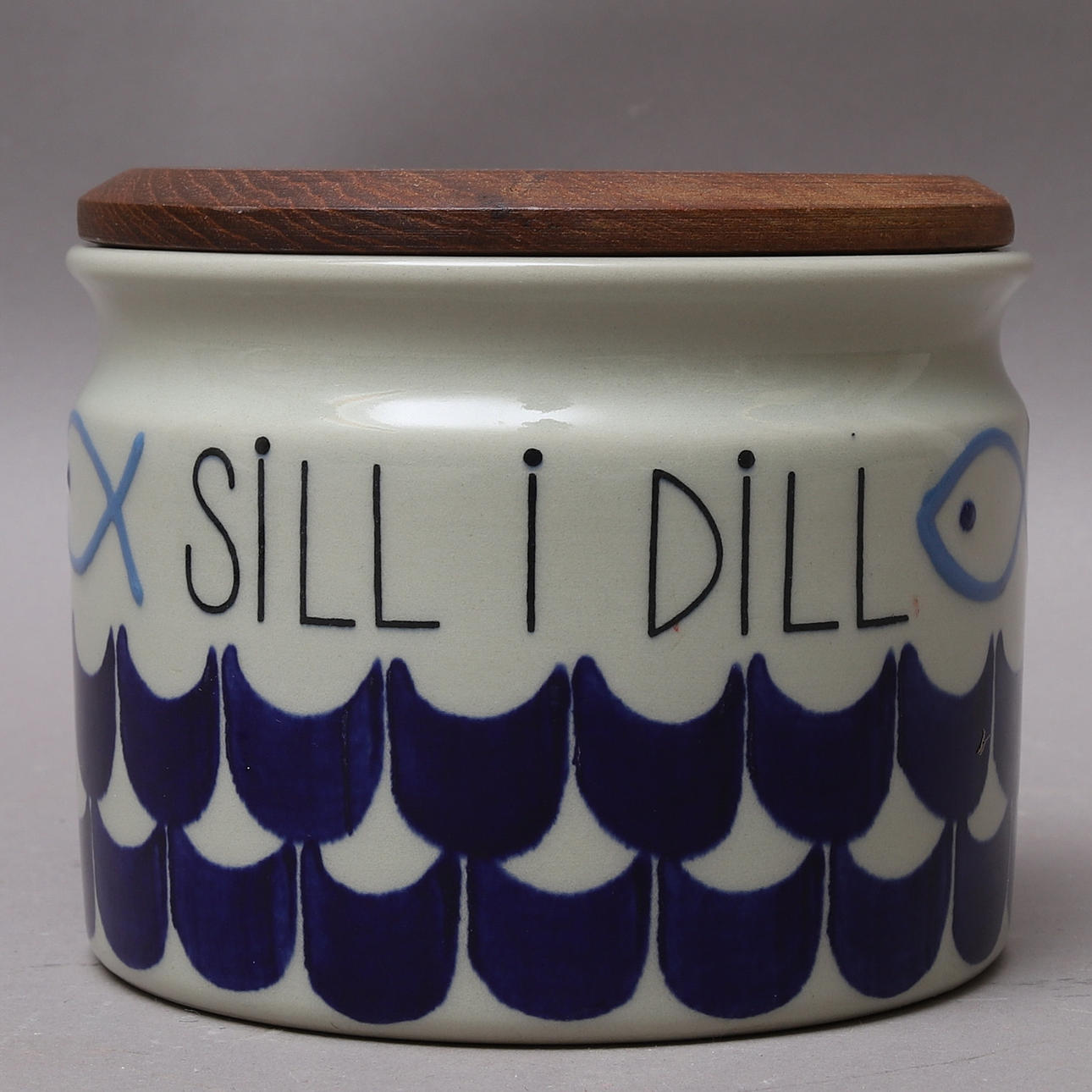 MARIANNE WESTMAN. krukke, ''Sild i dild'', Rörstrand.