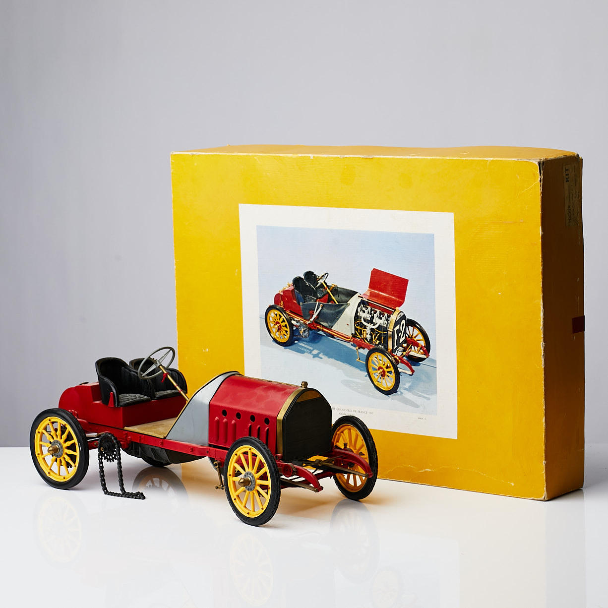 MODEL CAR, Fiat 130, hp Grand Prix de France 1907, Pocher, Italy