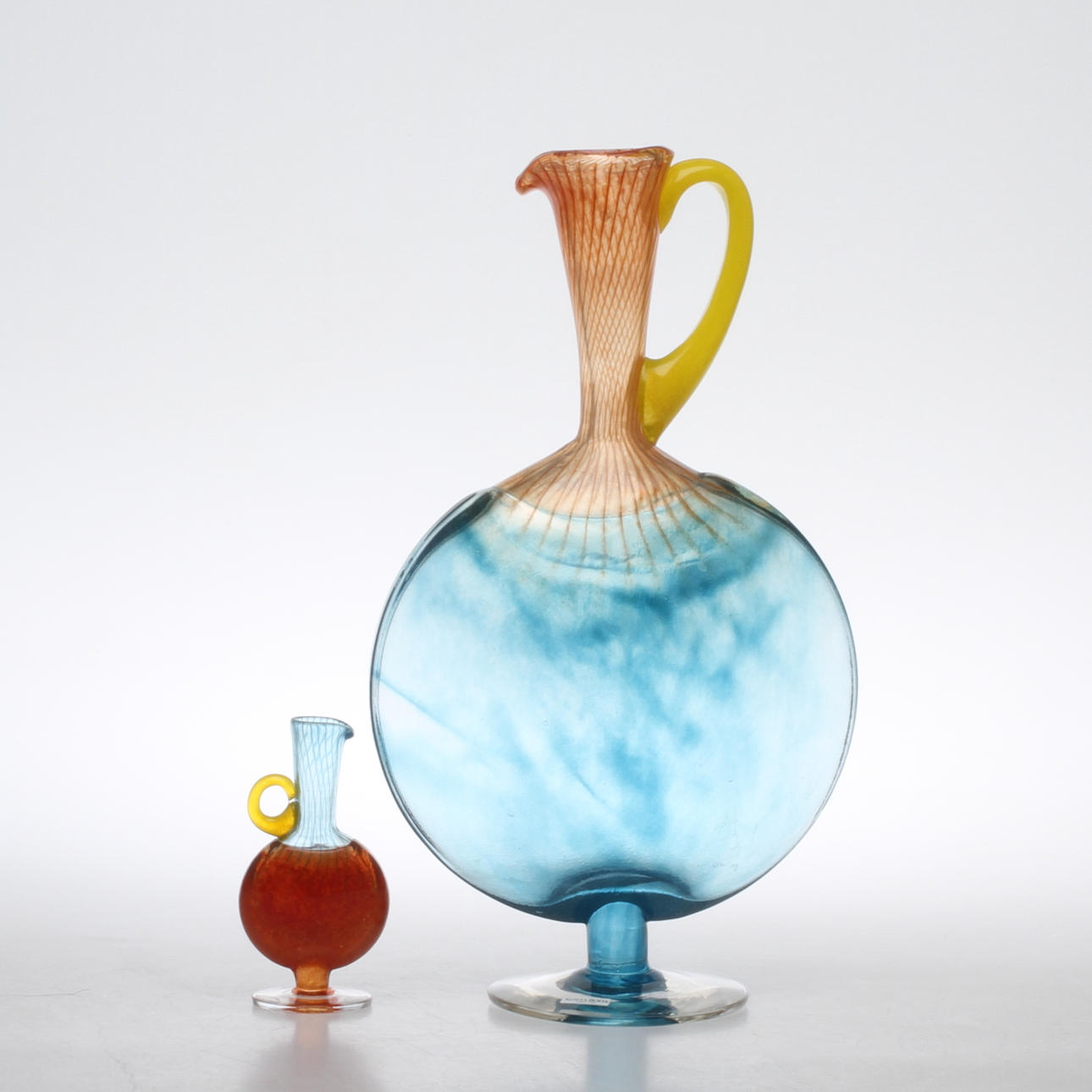 KONSTGLAS 2 delar, Kjell Engman, Kosta Boda.