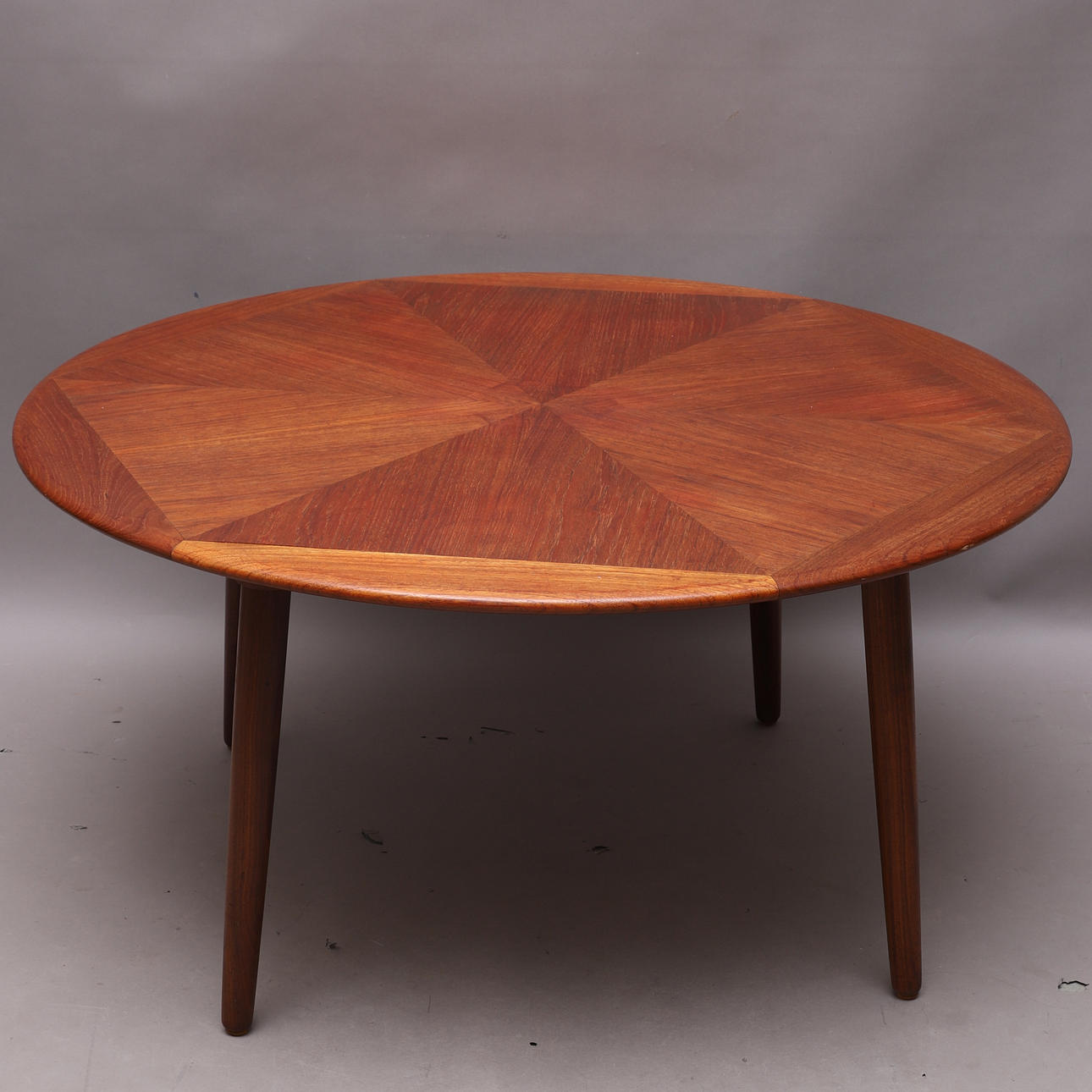 COFFEE TABLE, teak, probably Henry Walter Klein, Bramin Møbler, Denmark.