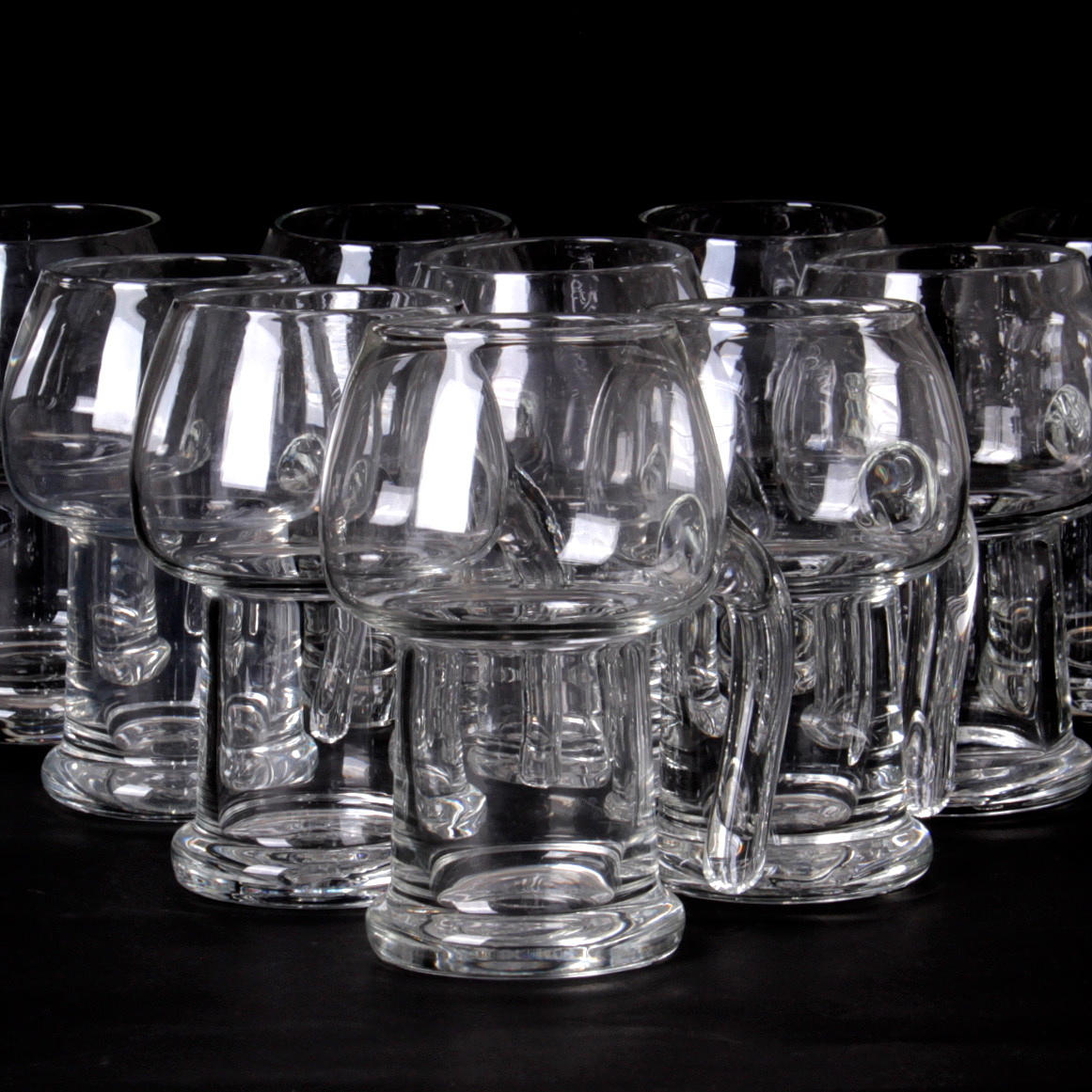 ÖLGLAS, 10 st. Reijmyre, 1900-tal.