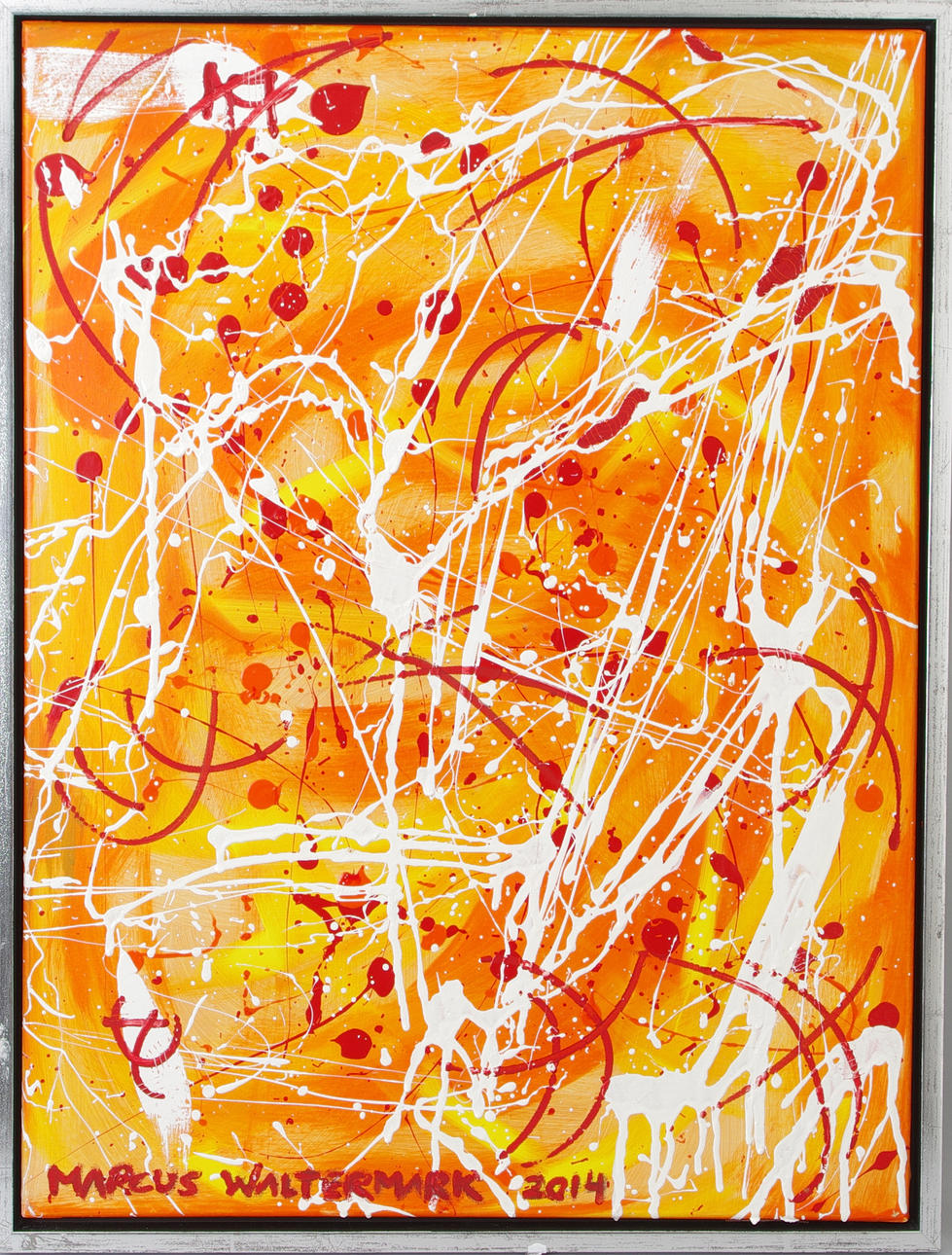 MARCUS WALTERMARK. "Cascade of emotions", akryl, signerad 2014.