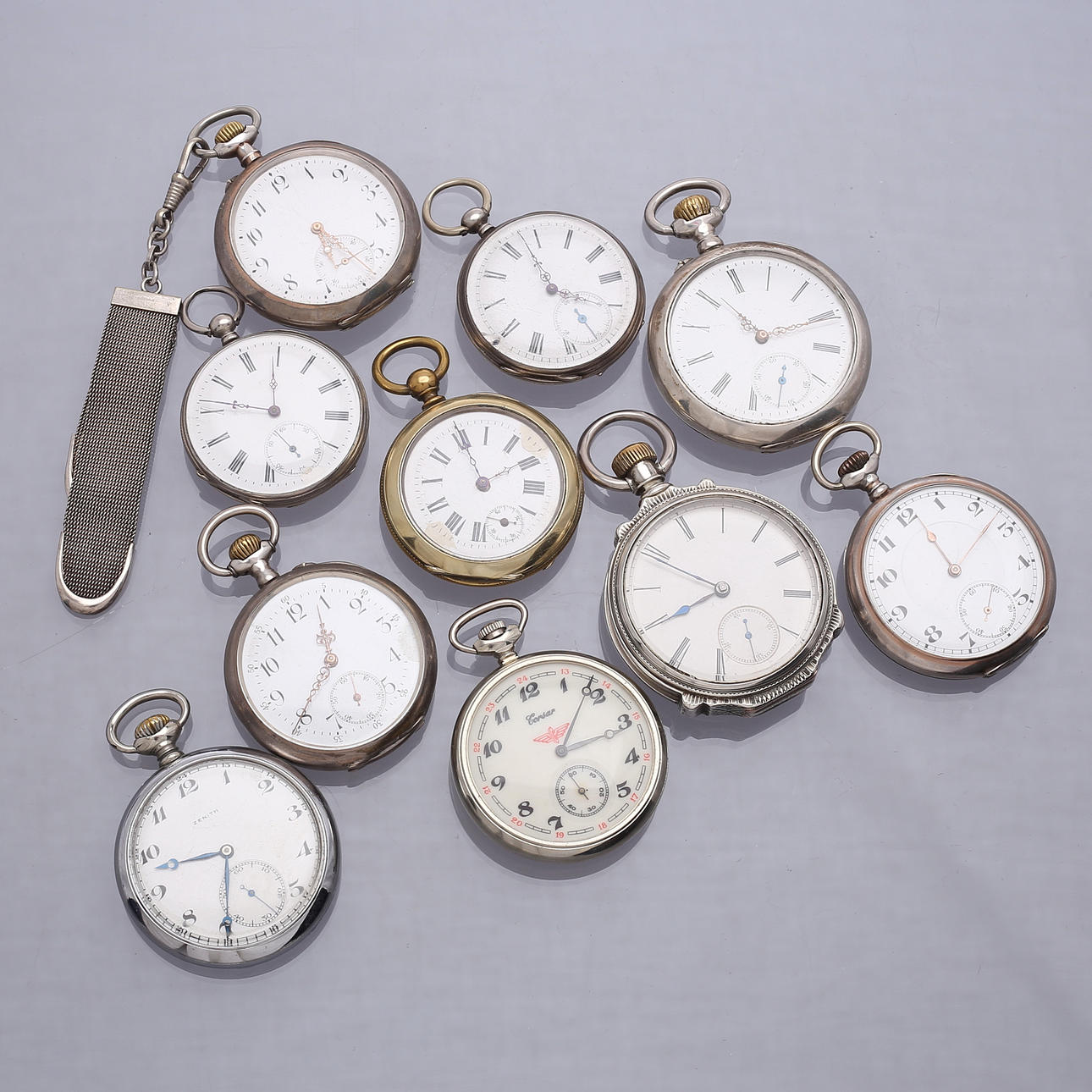 FICKUR, 10 st, silver mm.