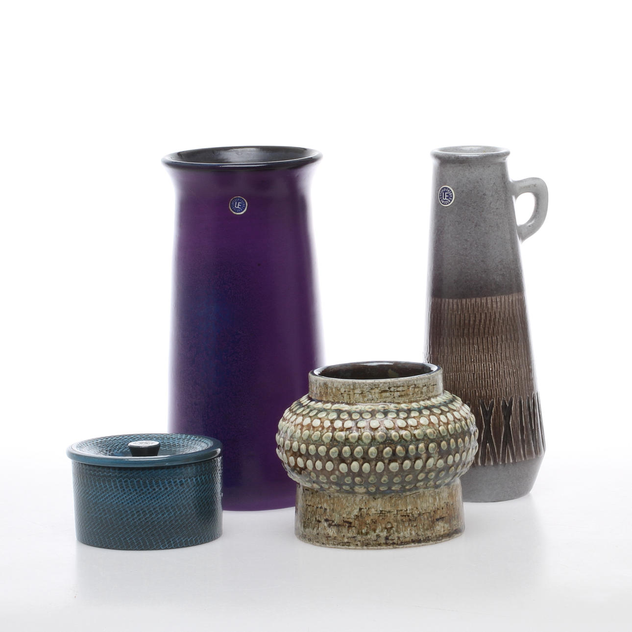 PART KERAMIK, 4 delar, Upsala-Ekeby samt Britt-Louise Sundell Gustavsberg.