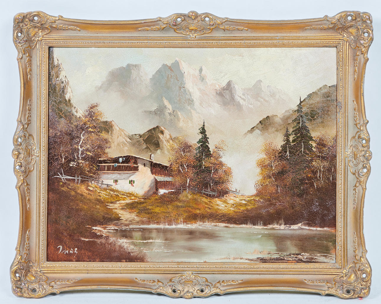 JO WIRTZ. Gemälde, 'Sonnenspitze'.