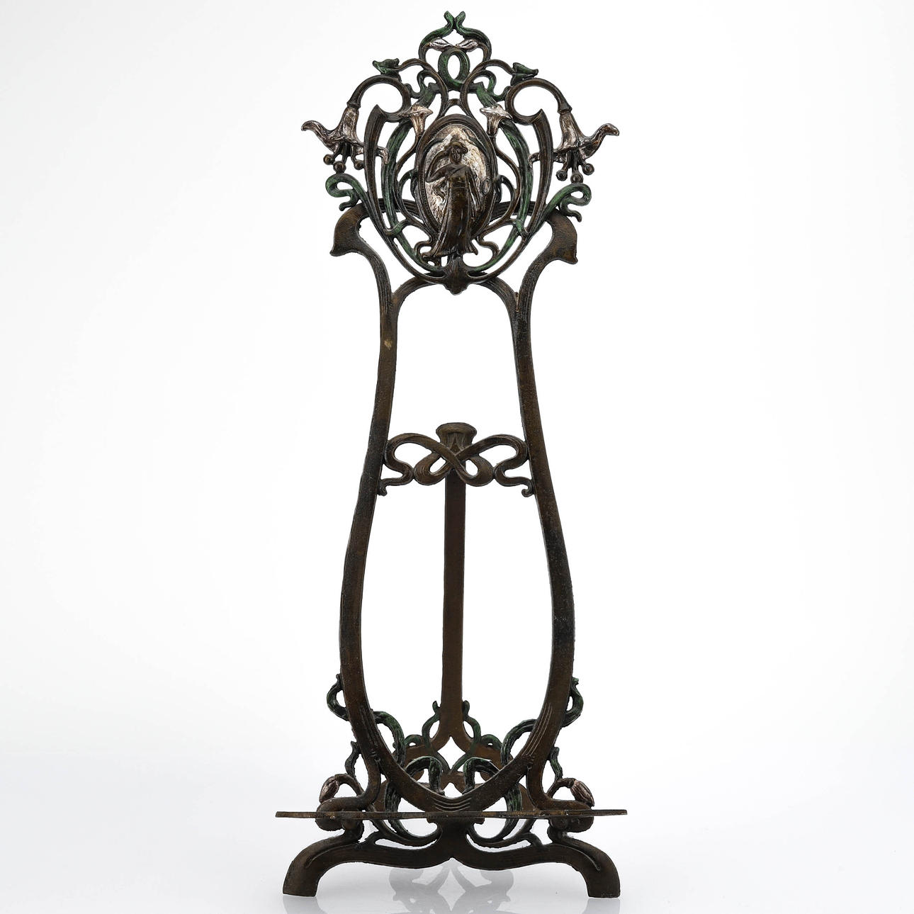 STATIV til noder, støbejern, art nouveau-stil.