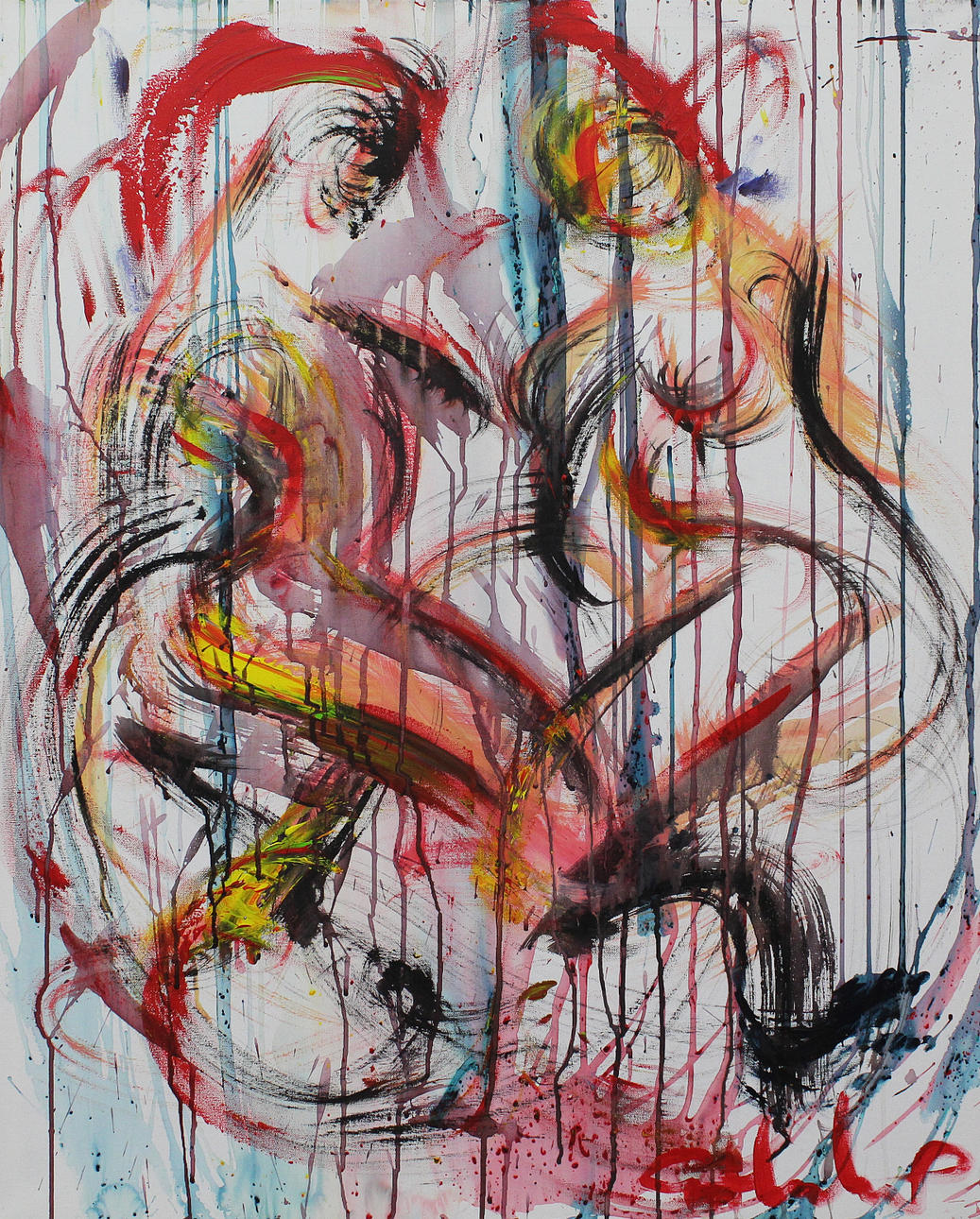 GÖRAN HAUSENKAMP. Modeller. Akryl på duk. Signerad G. Hausenkamp.