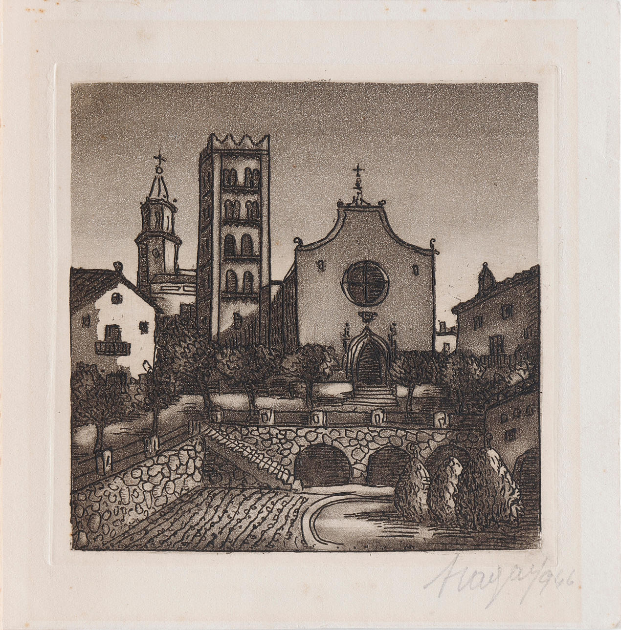 JOSEP ARAGAY. "Abadia de Breda".