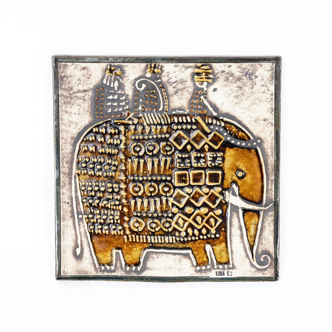 LISA LARSON. RELIEF, ceramics.