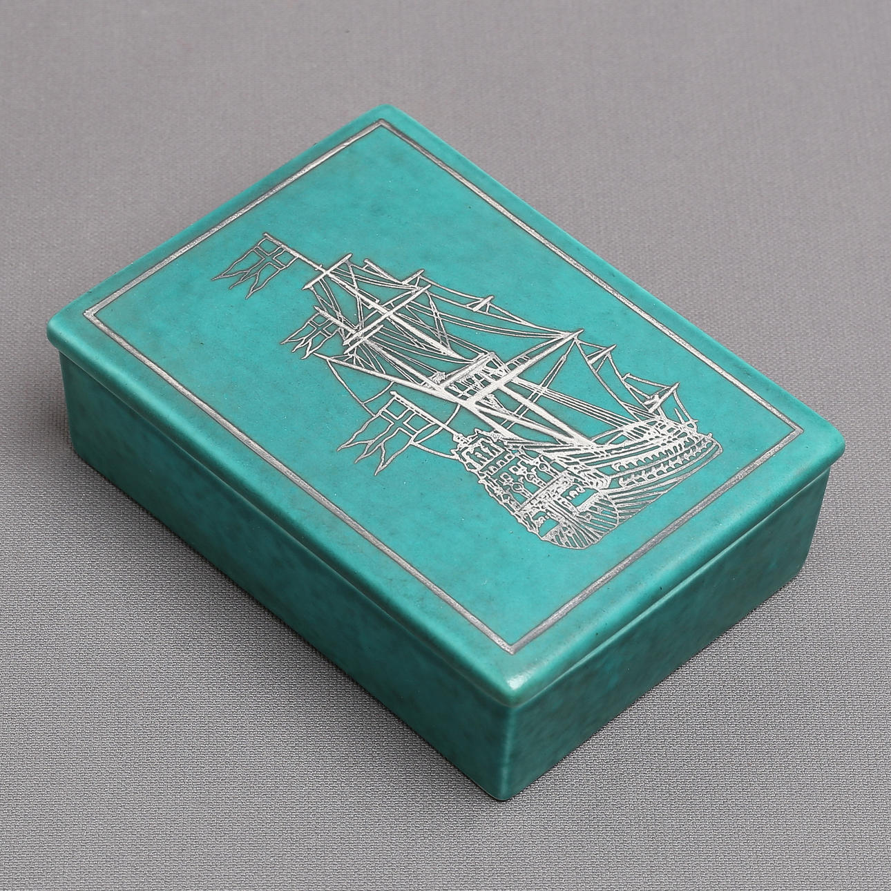 Deckel"Wasa 1628", Silber, Gustavsberg.