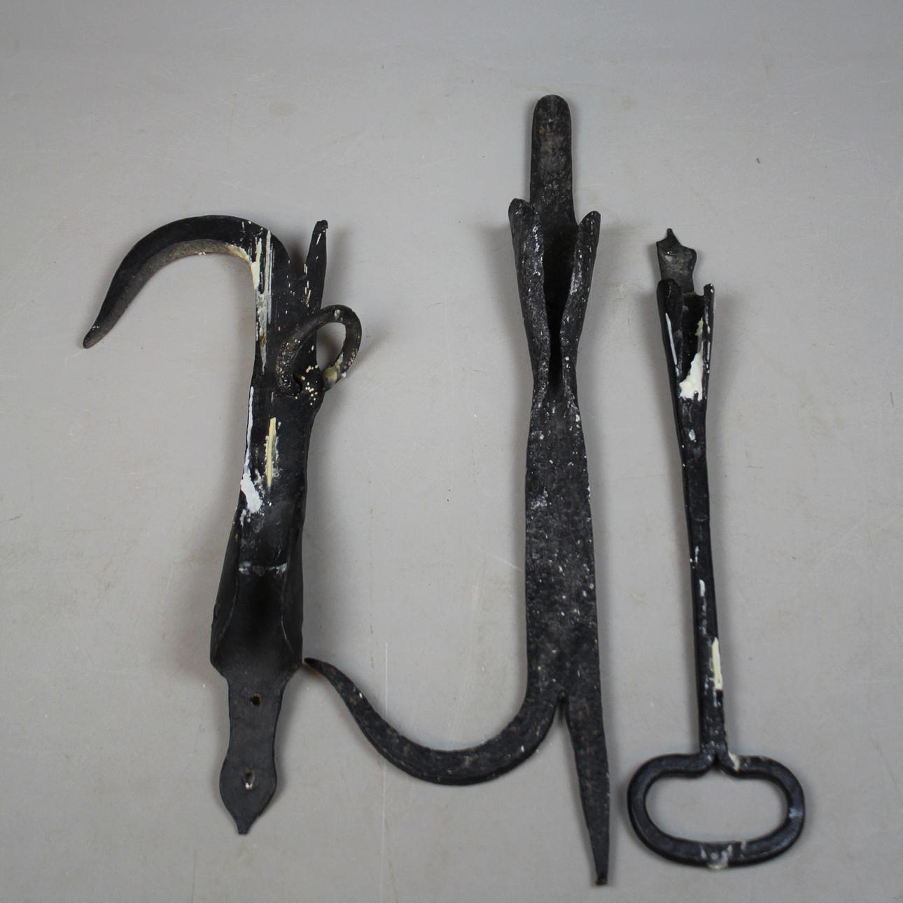BOOTSHAKEN usw. 3 Stück Eisen.