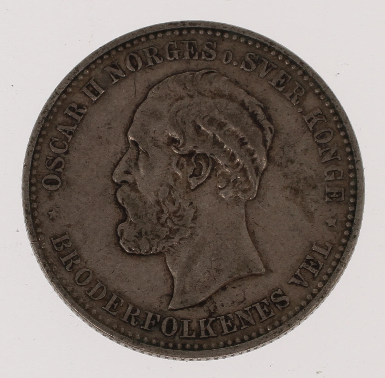 MYNT, "2 Kroner", Norge,1893.