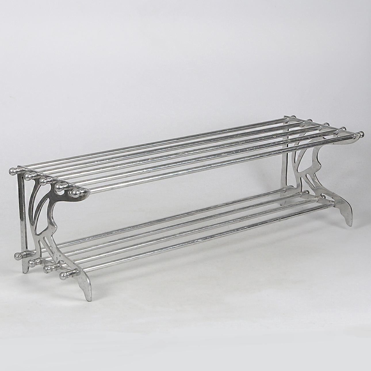 SKOSTÄLL, krom, jugendstil, 1900-tal.