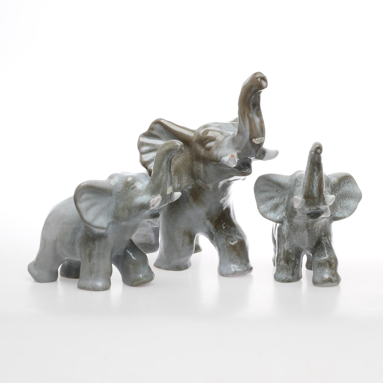 FIGURINER 3 st, keramik, Upsala-Ekeby.