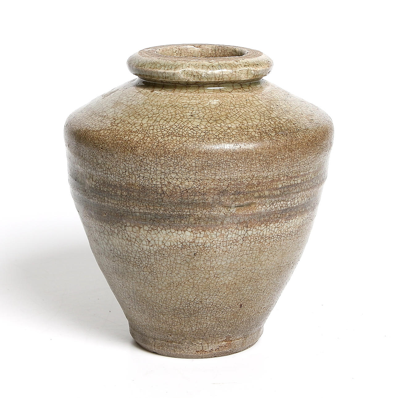 KRUS, porslin, celadonglasyr, sannolikt tidig Ming-dynasti, 13/1400-tal, Kina.