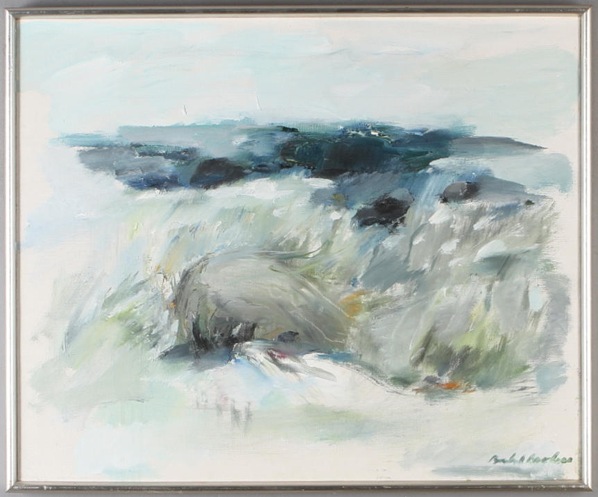 BERTIL BROLIN. Landskap, olja på duk, signerad.