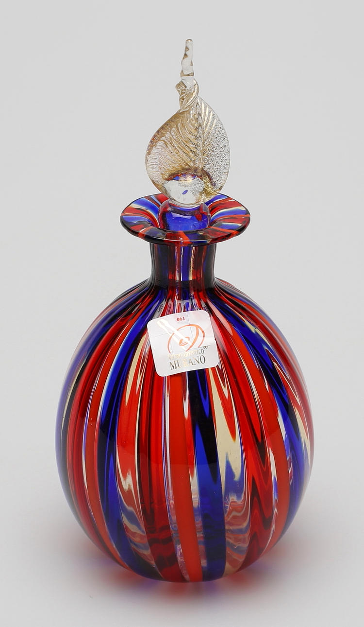 ORIGINAL MURANO. Flacon a Canne, Gabriele Urban (glasmästare).