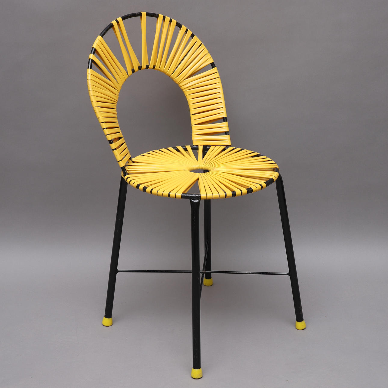 STOL, metall & plastsnören, 1950/60-tal.