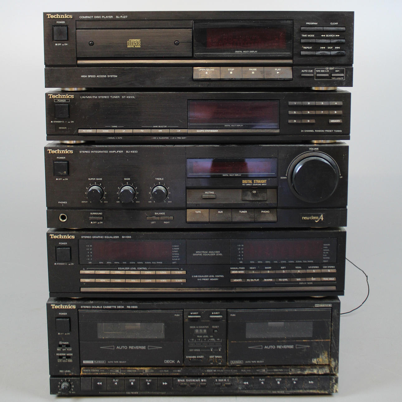 PARTES ESTÉREO Technics 5 partes.