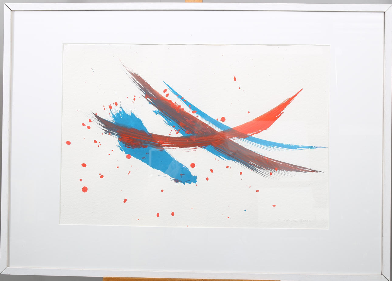 CHRISTEL BONNET. Watercolor, Composition, signed.