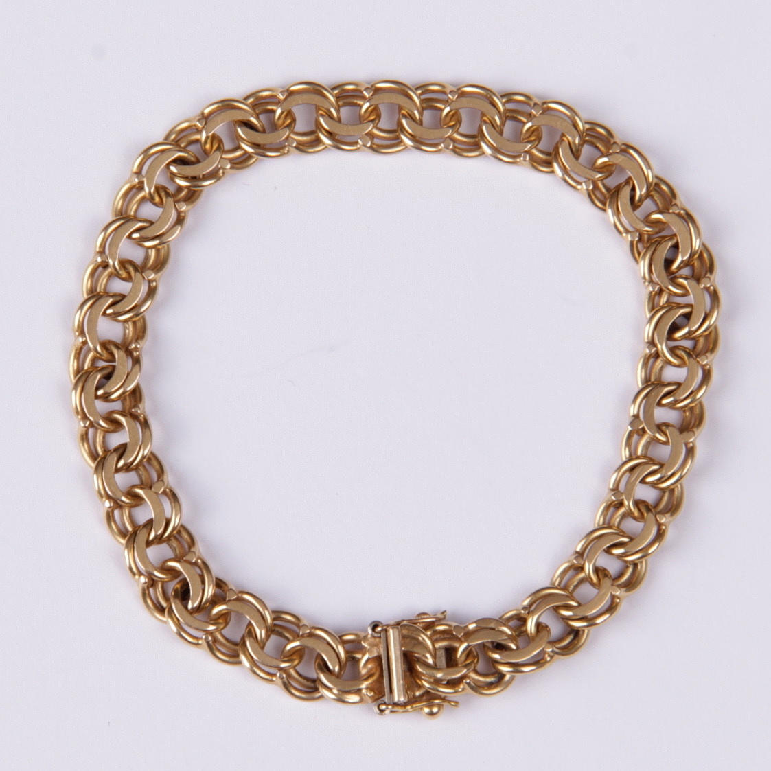 ARMBAND, Bismarck, 18k guld, vikt ca 21 gram.