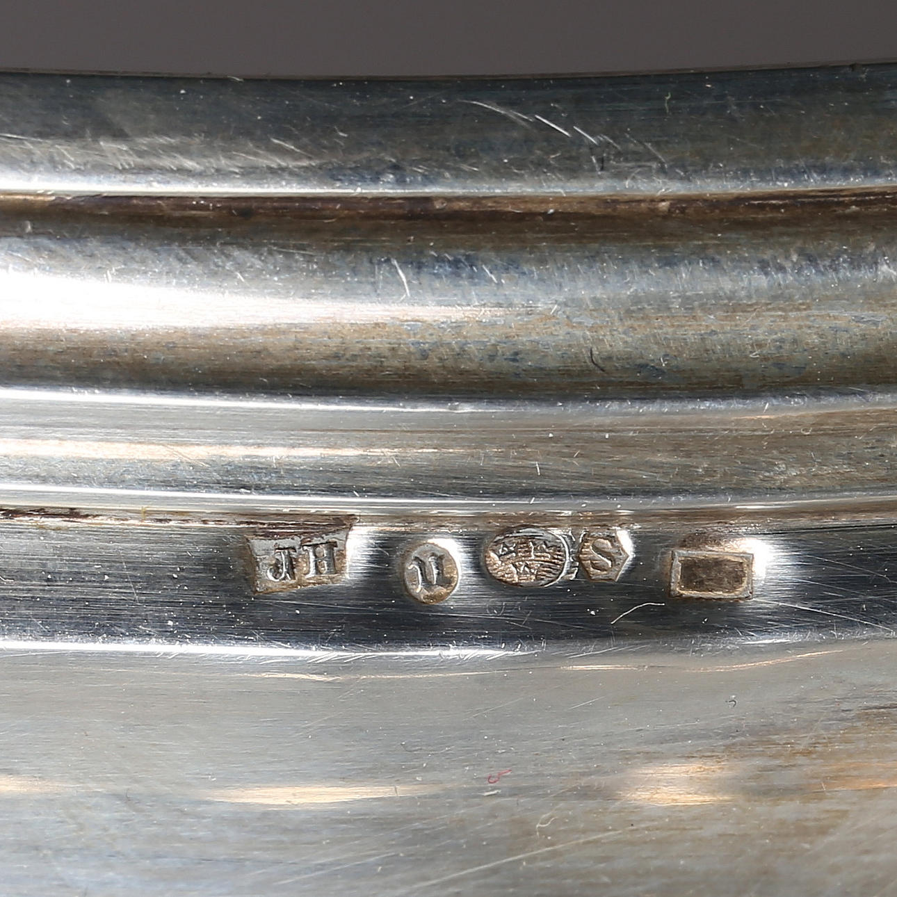 UPPLÄGGNINGSFAT, silver, John Hoffner, Uppsala, 1900-tal. Silver ...