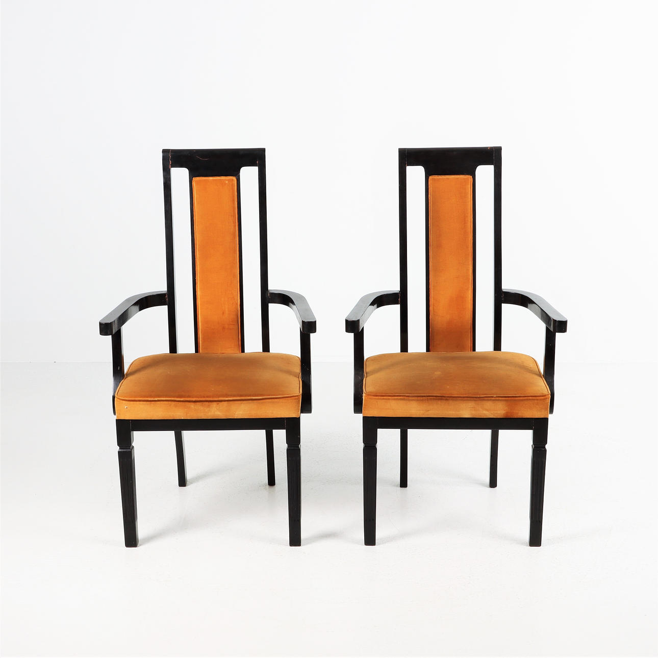 KARMSTOLAR, 1 par, 1960-tal.