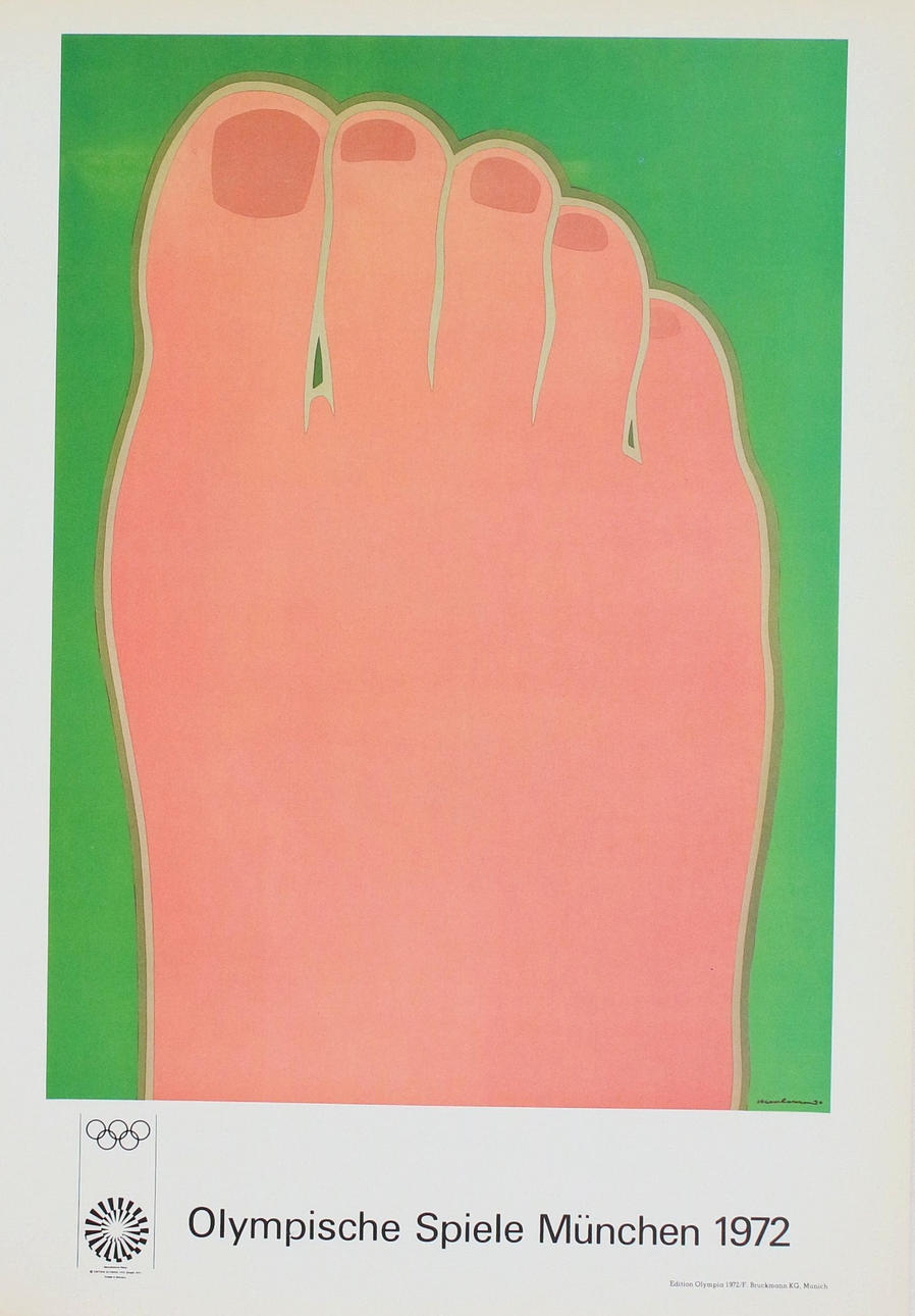TOM WESSELMANN. Efter. 'Olympiska spelen München 1972', tryck.