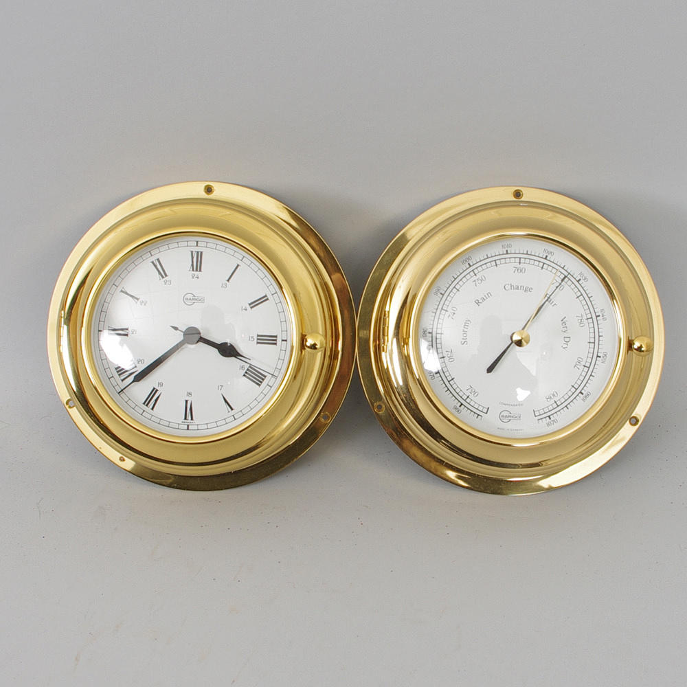 SHIPWEAR AND BAROMETER, brass, Barigo.