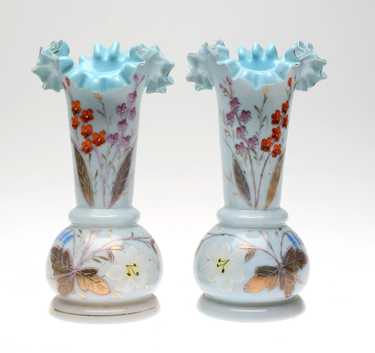 VASER, 1 par, flussglas 1800-tal.