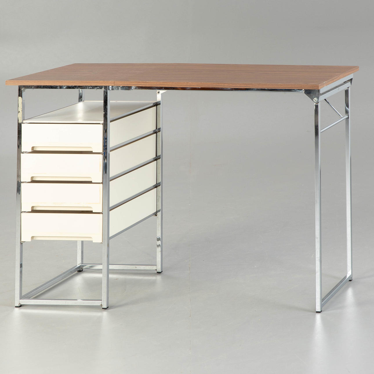 smalt klapbord med skuffeelement, 1970'erne.