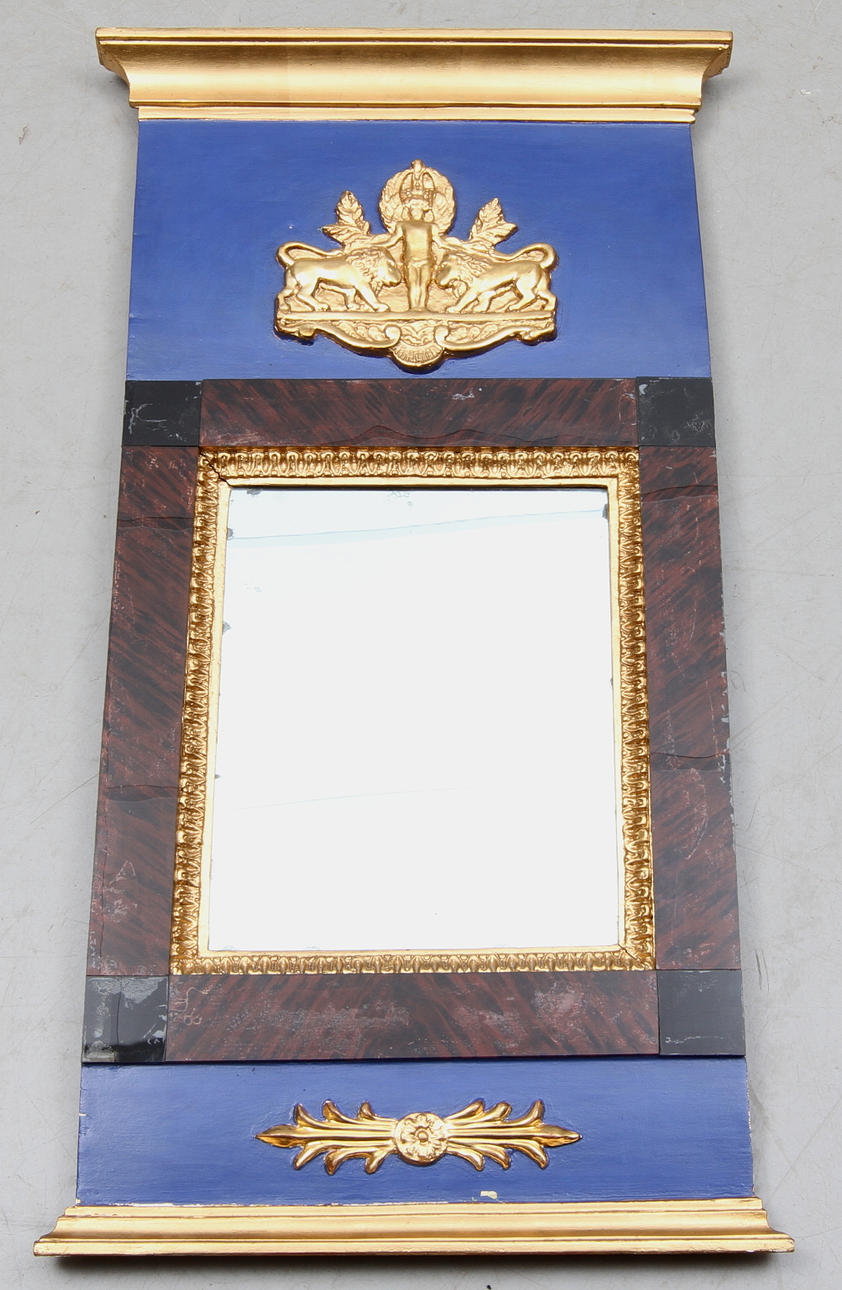 SPEGEL, så kallad glasmästarspegel, 1800-tal.