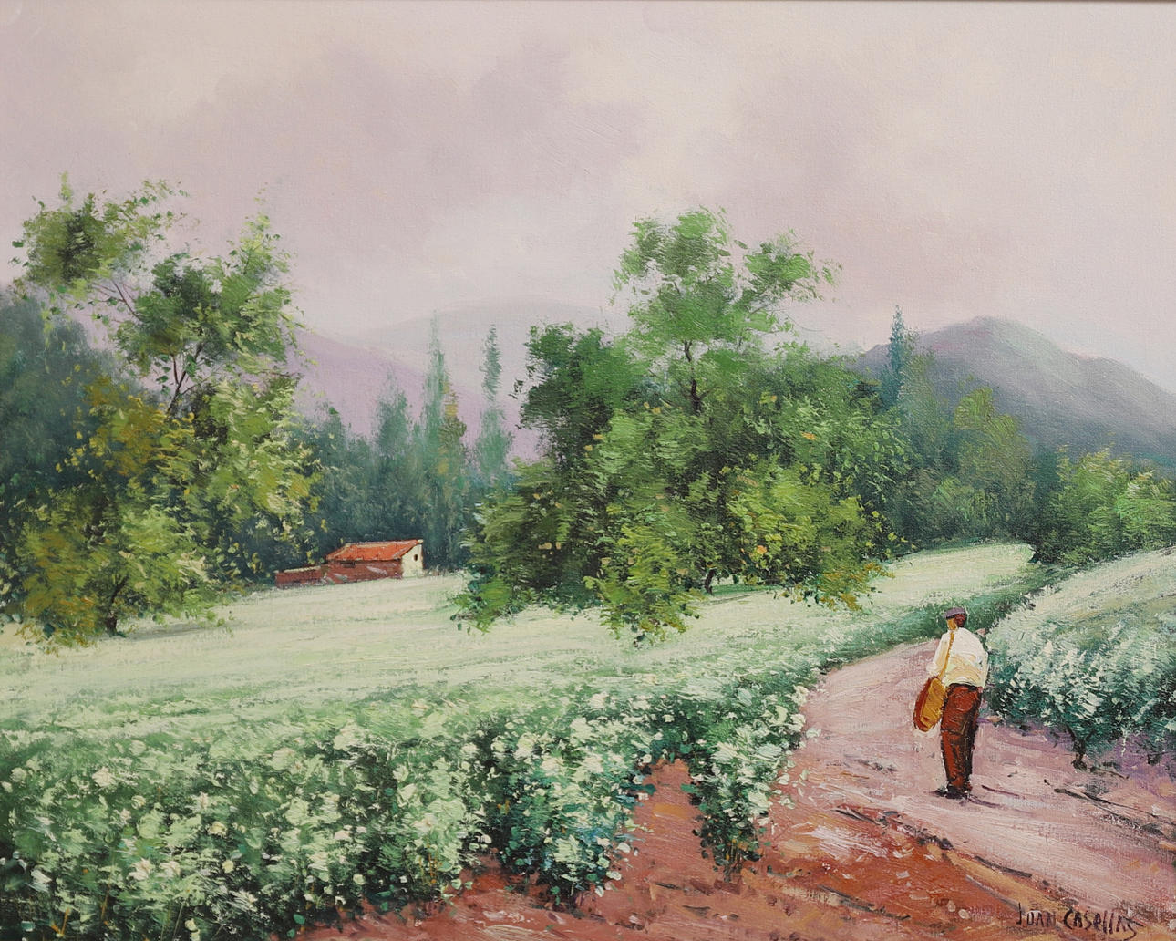 JOAN CASELLAS. JOAN CASELLAS: UTSIKT ÖVER LANDSBYGDEN.