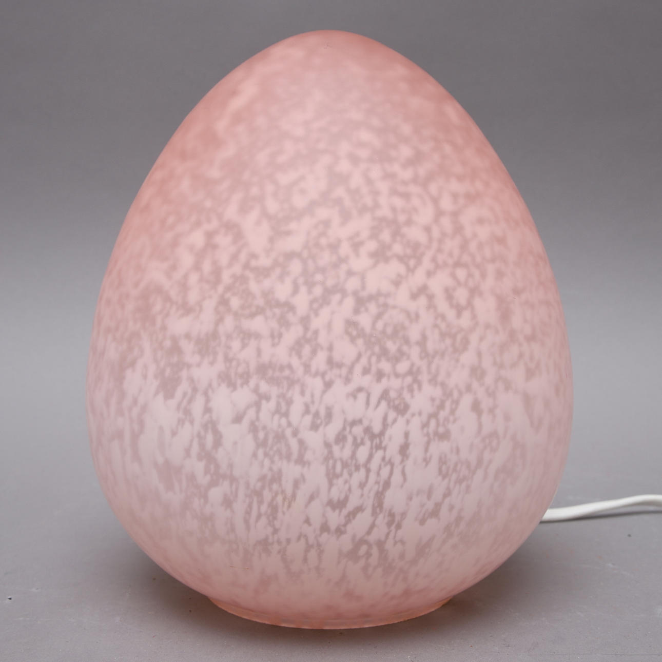 BORDSLAMPA, äggformad, glas, Lamp Gustaf.