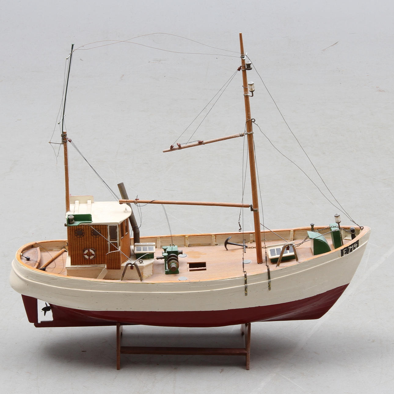 BÅTMODELL, E714, 1900-tal.